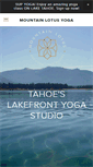 Mobile Screenshot of mountainlotusyoga.com